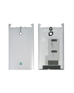 Genuine Sony LT22i Xperia P Silver Battery Cover - 1252-5114