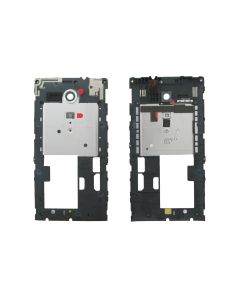 Genuine Sony C5302, C5303, C5306 Xperia SP Chassis / Middle Cover (White Ring) - 1270-5013