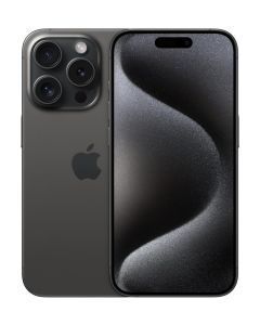 Apple iPhone 15 Pro 128GB Black Titanium Sim Free / Unlocked Mobile Phone - MTUV3ZD/A