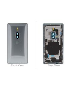Official Sony XZ2 Premium Dual H8166 Silver Battery Cover - 1312-4056