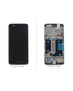 Official OnePlus 5 A5000 Black LCD Screen & Digitizer - 2011100015