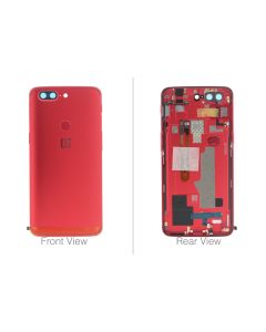 Official OnePlus 5T A5010 Red Aluminum Battery Cover (No Lens) - 2011100019