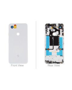 Pre-Owned - Official Google Pixel 3a XL ROW Clearly White Rear / Battery Cover - 20GB4WW0003