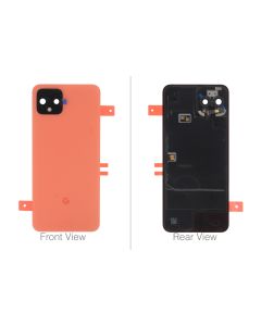 Official Google Pixel 4 Oh So Orange Rear / Battery Cover - 20GF20W0010