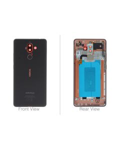 Genuine Nokia 7 Plus Dual Sim TA-1046 Black Rear / Battery Cover - 20B2NBW0002