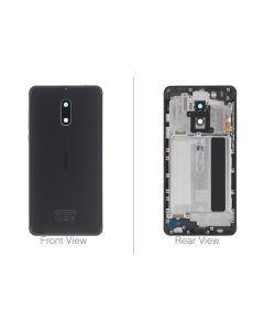 Genuine Nokia 6 TA-1033 Single Sim Black Rear / Battery Cover - 20PLEBW0038