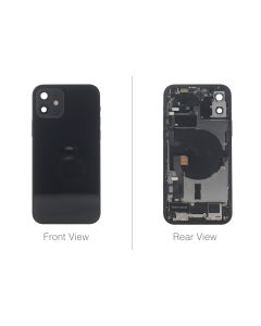 USA SPEC - Official Apple iPhone 12 Black Battery Cover (OEM Pulled)