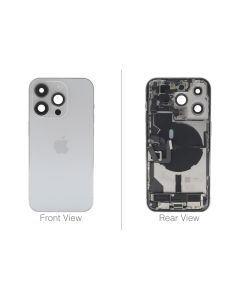 Official Apple iPhone 14 Pro Silver Battery Cover (OEM Pulled)