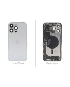 Official Apple iPhone 14 Pro Max Silver Battery Cover (OEM Pulled)