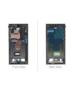 Official Samsung Galaxy S23 Ultra SM-S918 Black Display Frame / Chassis - GH96-15833A
