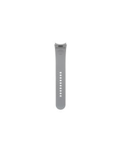 Official Samsung Galaxy Watch 6 44mm SM-R940 Silver Rubber Adjust Strap - GH98-48359C