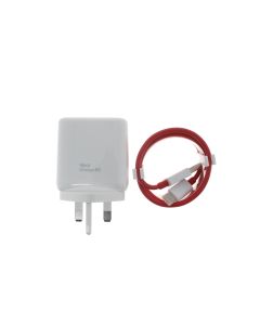Official OnePlus Warp Charge 65w Power Adapter With Data Cable - UK - WC1007A41JH