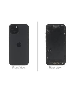 Official Apple iPhone 15 Black Battery Cover (OEM Pulled)