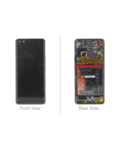 Official Honor Magic 4 Pro (LGE-NX9) Black LCD Screen & Digitizer - 0235ACGJ