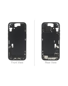 Official Apple iPhone 15 Black Chassis / Middle Frame (OEM Pulled)