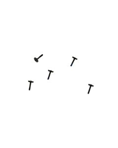 Genuine Nokia Lumia 820 M1.0X4.8 Black Screw - Pack of 5 - 6300543