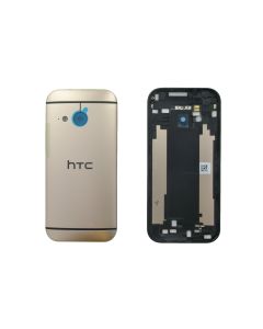 Genuine HTC One Mini 2 (M8 2014) Gold Rose Laser Etching Rear / Battery Cover - 83H40012-03