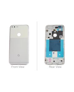 Genuine Google Pixel XL G-2PW2200 Silver Rear / Battery Cover - 83H40051-02