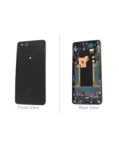 Genuine Google Pixel 2 Just Black Rear / Battery Cover & Edge Sensor - 83H90240-01