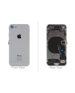 Official Apple iPhone 8 Silver Battery Cover (OEM Pulled)