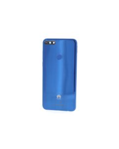 Genuine Huawei Y7 2018 London-L01 Blue Rear / Battery Cover with Fingerprint Sensor - 97070TPV
