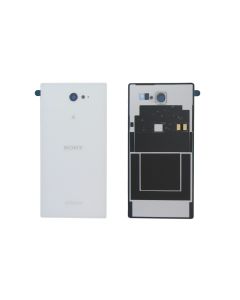 Genuine Sony D2305, D2306 Xperia M2 White Battery Cover & NFC - 78P7110002N