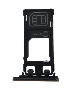 Genuine Sony Xperia X Performance F8131 Black Sim Tray - 1302-3708