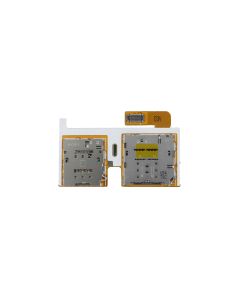 Genuine Samsung Galaxy T715 LTE, Tab S2 9.7 SM-T810, SM-T815 Sim & Memory Card Reader Flex - GH59-14420A