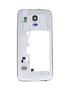 Genuine Samsung Galaxy S5 Mini G800F White Chassis with Speaker & Lens - GH96-07531B