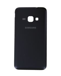 Genuine Samsung Galaxy J1 2016 SM-J120 Black Battery Cover - GH98-38906C