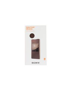 Official Sony SCR30 Copper Style Up Cover with Smart Window - Xperia Z3+ Plus