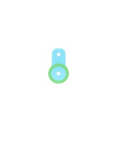 Genuine Samsung Galaxy S9+ SM-G965 Front Heart Rate Adhesive - GH02-16048A
