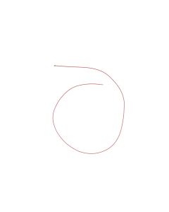 Official Samsung Galaxy Tab S7 FE 5G SM-T736 348mm Red Coaxial Cable - GH39-02108A