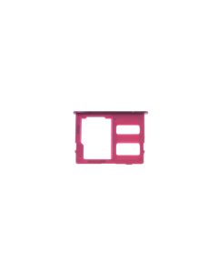 Official Samsung J4+ J415 Pink Sim & Memory Card Tray / Holder - GH64-07110F