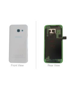 Genuine Samsung Galaxy A3 2017 A320 Pink Gold Glass Rear Battery Cover - GH82-13636D