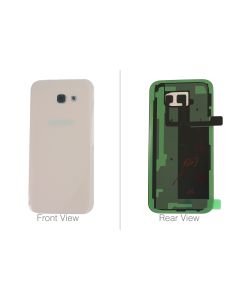 Genuine Samsung Galaxy A5 2017 A520 Pink Gold Glass Rear Battery Cover - GH82-13638D