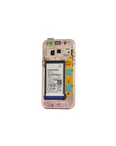 Genuine Samsung Galaxy A3 2017 A320 Pink Gold Chassis / Middle Cover - GH96-10575D
