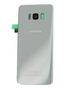 Genuine Samsung Galaxy S8 SM-G950 Silver Rear Glass / Battery Cover - GH82-13962B