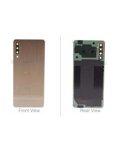 Official Samsung Galaxy A7 2018 SM-A750 Duos Gold Battery Cover - GH82-17833C