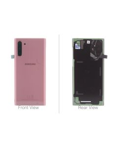 Official Samsung Galaxy Note 10 SM-N970 Aura Pink Battery Cover with Adhesive - GH82-20528F