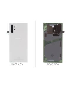 Official Samsung Galaxy Note 10+ SM-N975 Aura White Battery Cover with Adhesive - GH82-20588B
