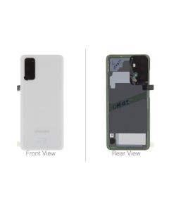 Genuine Samsung Galaxy S20 SM-G980 & S20 5G SM-G981 Cloud White Rear / Battery Cover with Adhesive - GH82-22068B