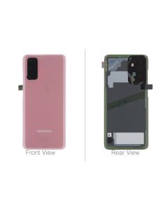Genuine Samsung Galaxy S20 SM-G980 & S20 5G SM-G981 Cloud Pink Rear / Battery Cover with Adhesive - GH82-22068C