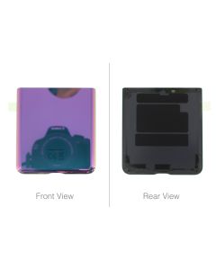 Official Samsung Galaxy Z Flip SM-F700 Purple Battery Cover - GH82-22204B