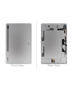 Official Samsung Galaxy TAB S7+ T970, T976 12.4" Silver Back / Rear Cover - GH82-23279B
