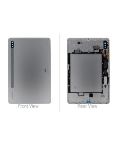 Official Samsung Galaxy Tab S7 SM-T870 Wi-Fi Mystic Silver Battery Cover - GH82-23570B