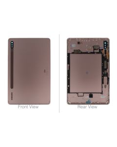 Official Samsung Galaxy Tab S7 LTE SM-T875 Mystic Bronze Battery Cover - GH82-23571C