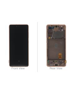 Official Samsung Galaxy S20 FE 5G SM-G781 Cloud Orange LCD Screen & Digitizer - GH82-24215F / GH82-24214F