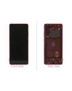 Official Samsung Galaxy S20 Fan Edition Cloud Red LCD Screen / Digitizer - GH82-24220E / GH82-24219E