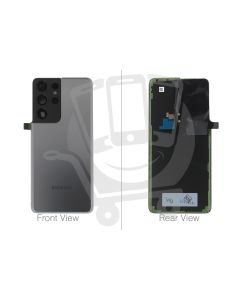 Official Samsung Galaxy S21 Ultra 5G SM-G998 Phantom Navy Battery Cover - GH82-24499C